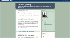 Desktop Screenshot of onemoreagileblog.com