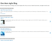 Tablet Screenshot of onemoreagileblog.com